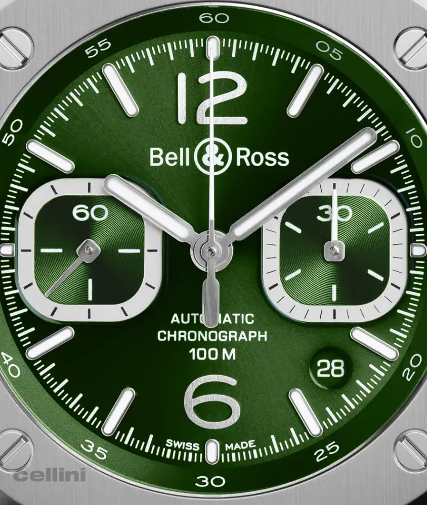 cellini BR 05 Chrono Green Steel