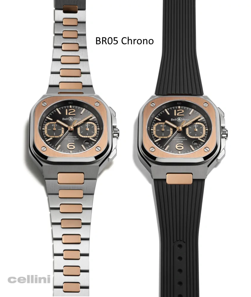 Cellini BR 05 Chrono Grey Steel & Gold