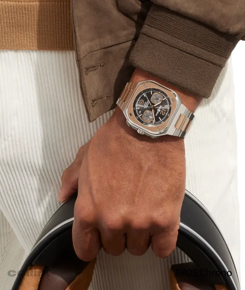 Cellini BR 05 Chrono Grey Steel & Gold