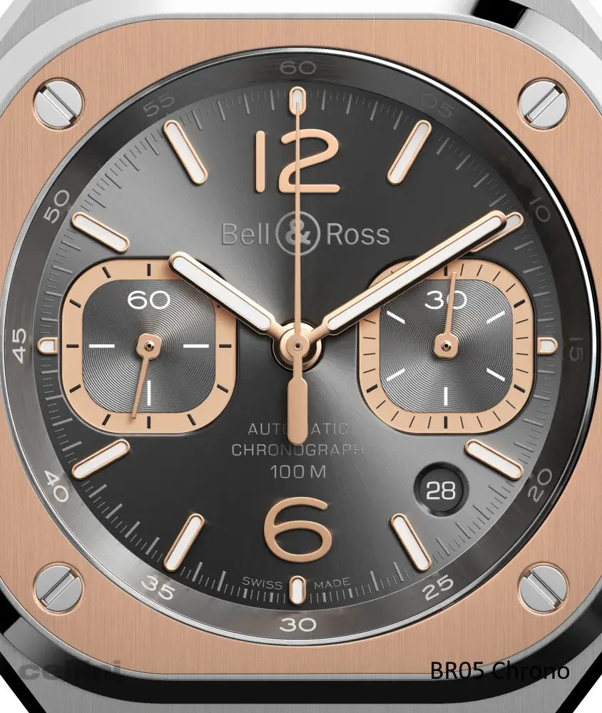 cellini BR 05 Chrono Grey Steel & Gold