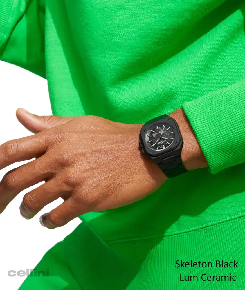 Cellini BR 05 Skeleton Black Lum Ceramic