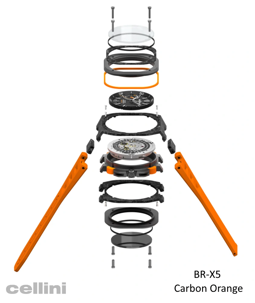 Cellini BR-X5 Carbon Orange
