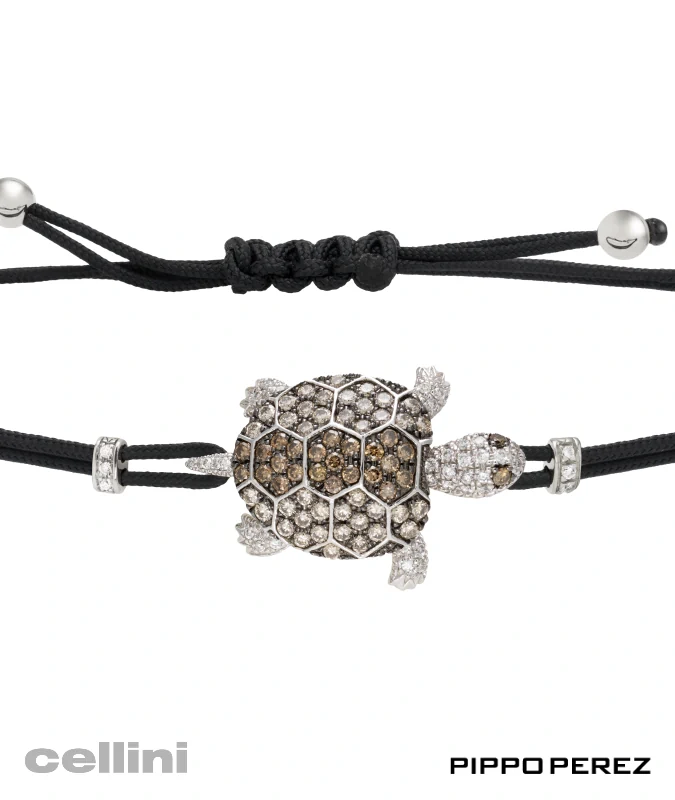 cellini Brown Diamond Turtle Bracelet
