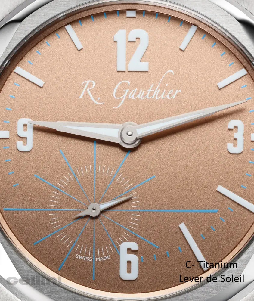 cellini C by Romain Gauthier – Lever de Soleil dial
