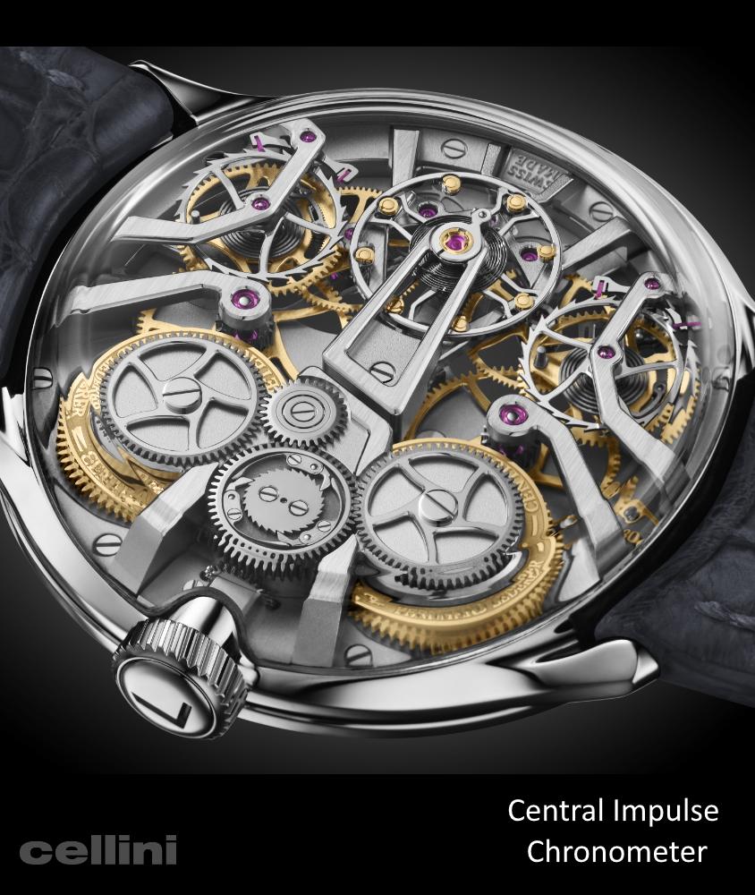 Cellini Central Impulse Chronometer – Deep Blue