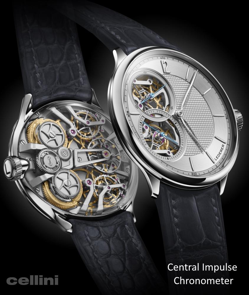 Cellini Central Impulse Chronometer – Rhodium