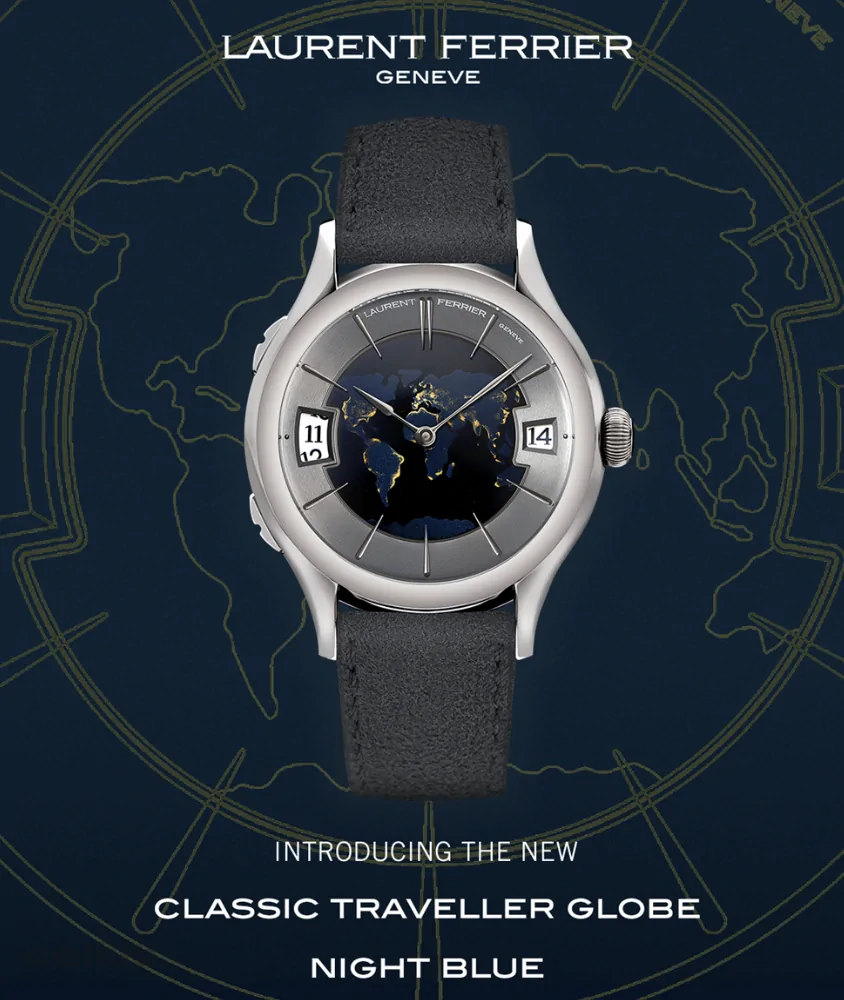 Cellini Classic Traveller Globe Night Blue