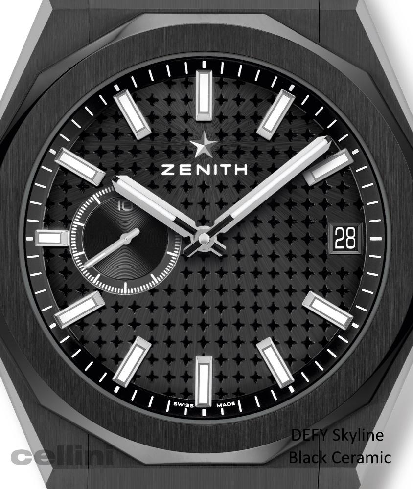 cellini Defy Skyline Black Ceramic