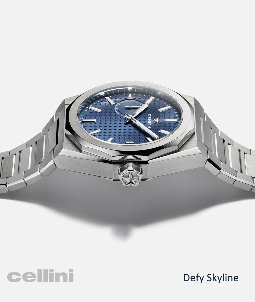 cellini Defy Skyline Blue Dial