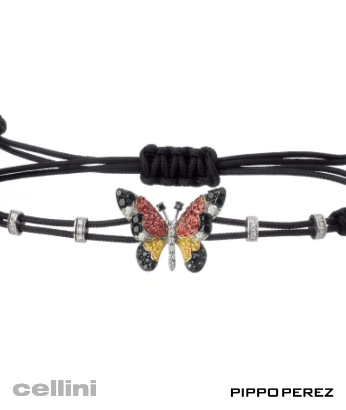 cellini Diamond and Sapphire Butterfly Bracelet