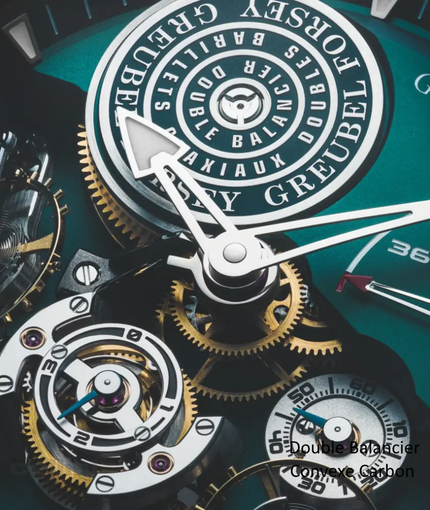 cellini Double Balancier Convexe Carbon Black