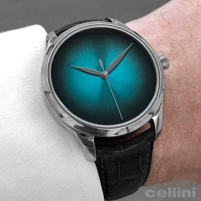 Cellini Endeavour Center Seconds Blue Lagoon 38mm
