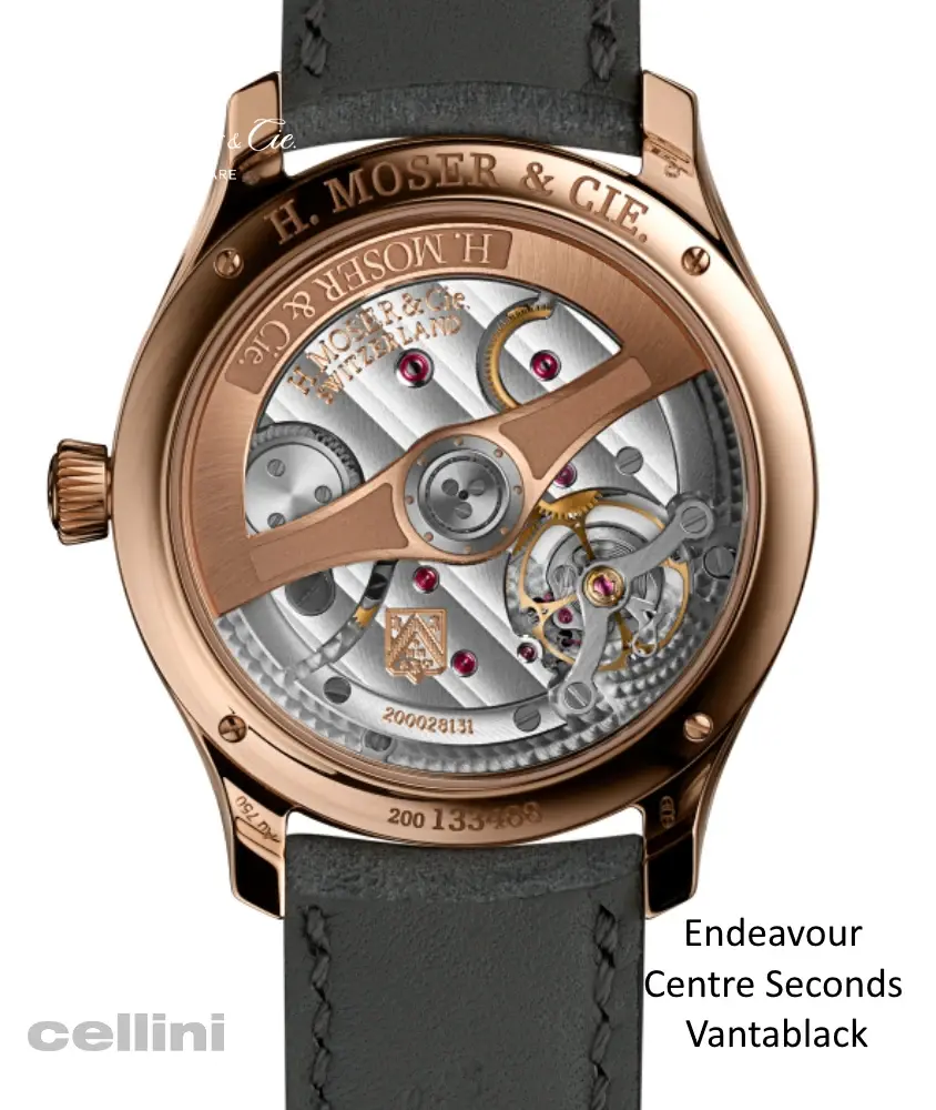 Cellini Endeavour Centre Seconds Vantablack