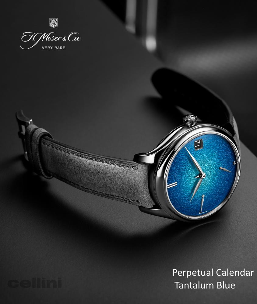 Cellini Endeavour Perpetual Calendar Tantalum Blue