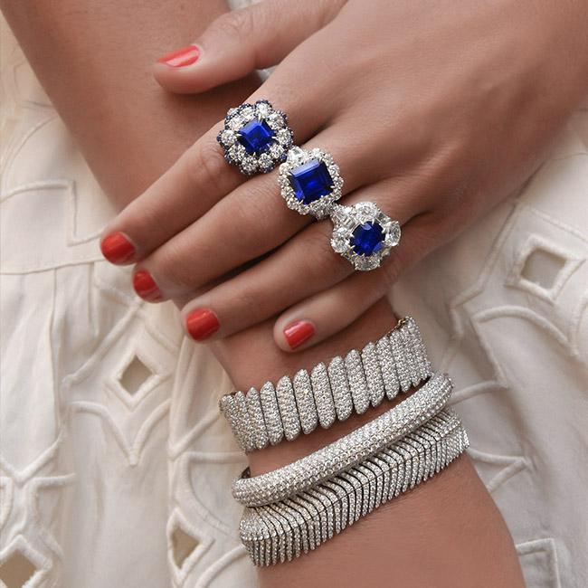 cellini Feather Diamond Bracelet