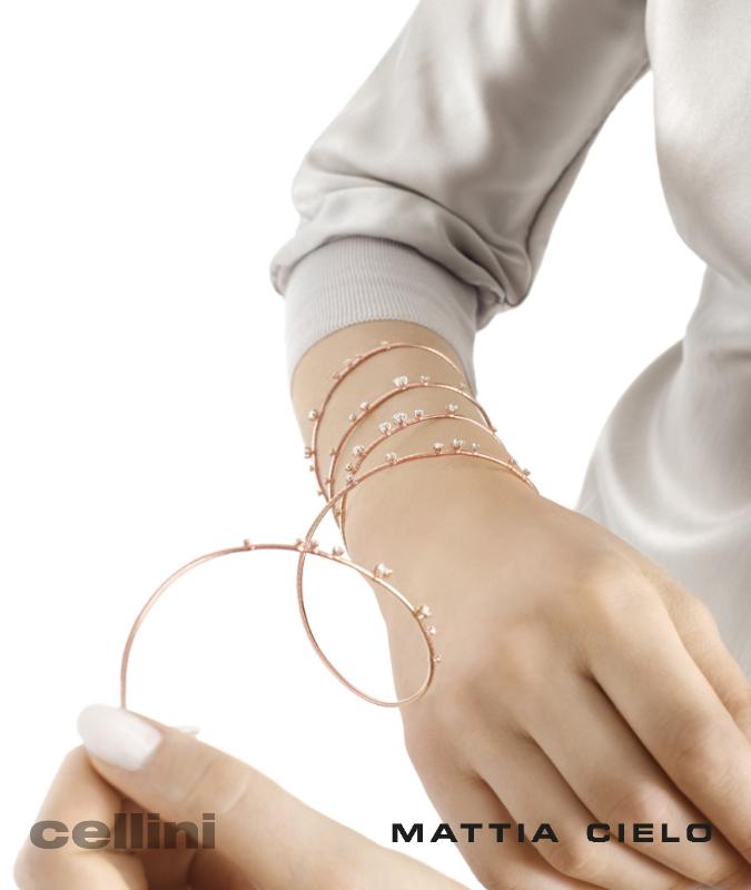 Cellini Flexible 3 Row Diamond Bracelet