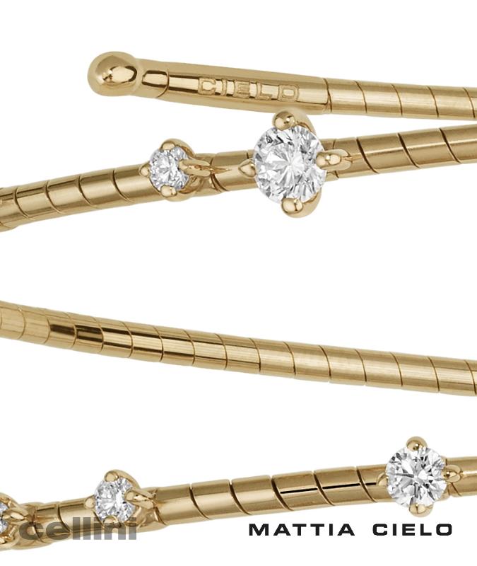 cellini Flexible 5 row Diamond Bracelet