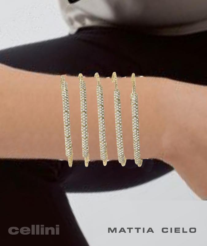 cellini Flexible Diamond Pave Bracelet