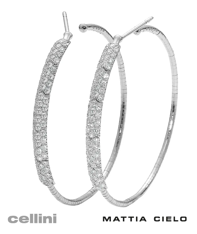cellini Flexible Diamond Pavè Earrings