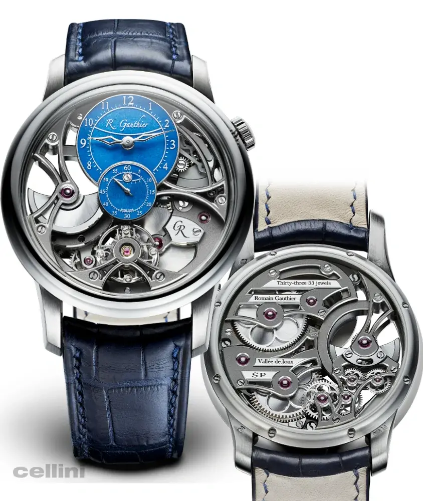 Cellini Insight Micro-Rotor – Grand Feu Blue