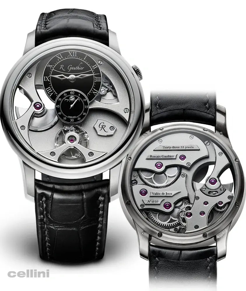 Cellini Insight Micro-Rotor Platinum Black Dial