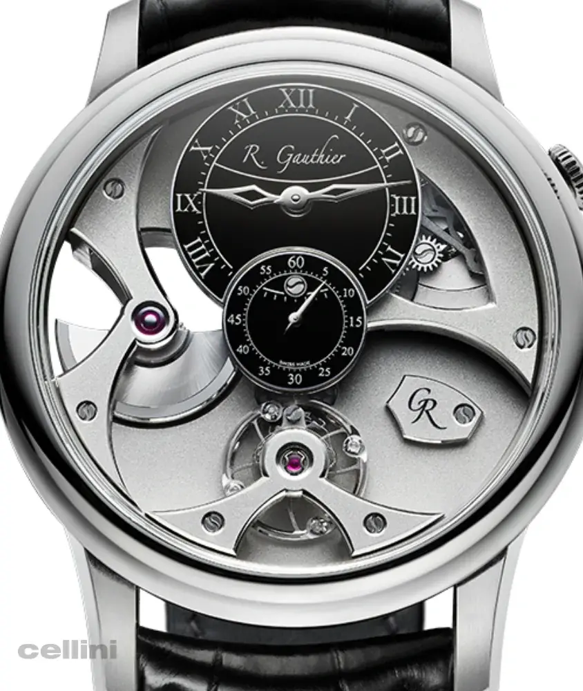 cellini Insight Micro-Rotor Platinum Black Dial