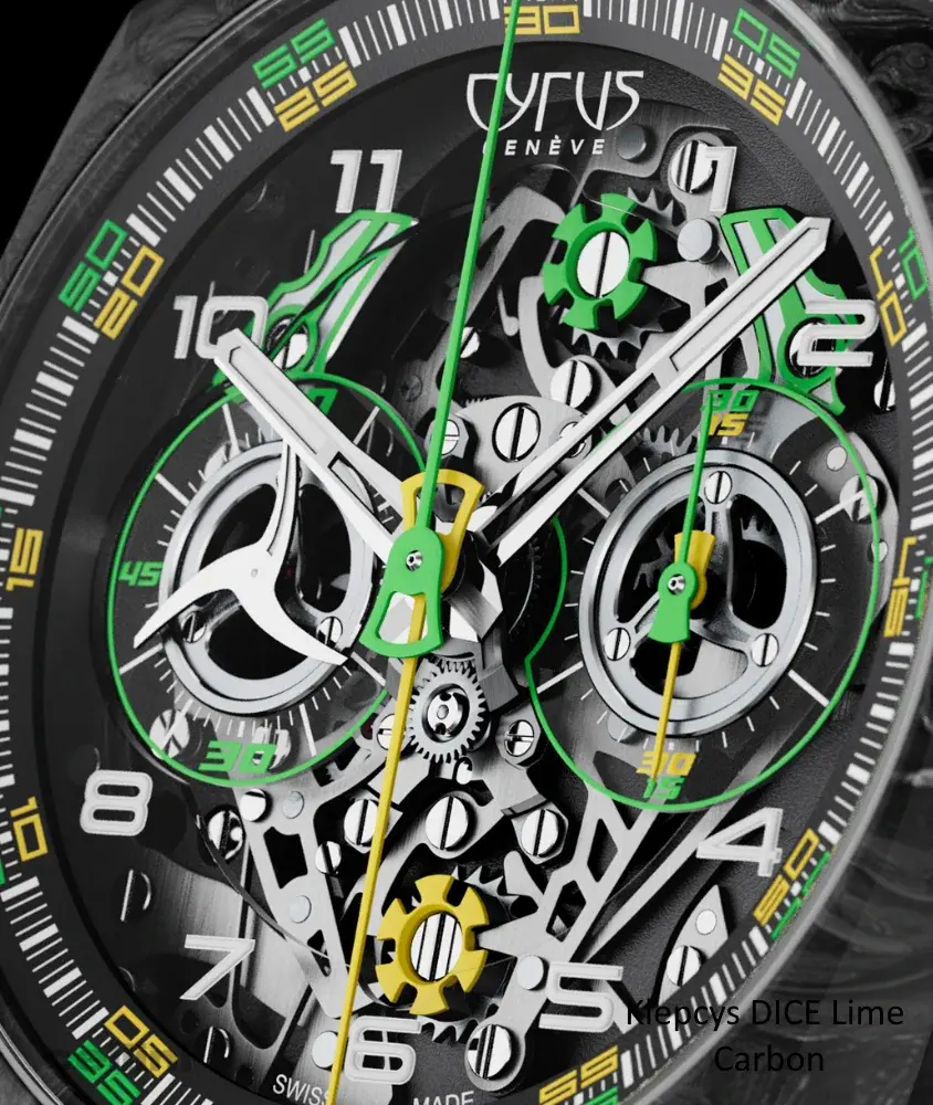 cellini Klepcys DICE Lime Carbon