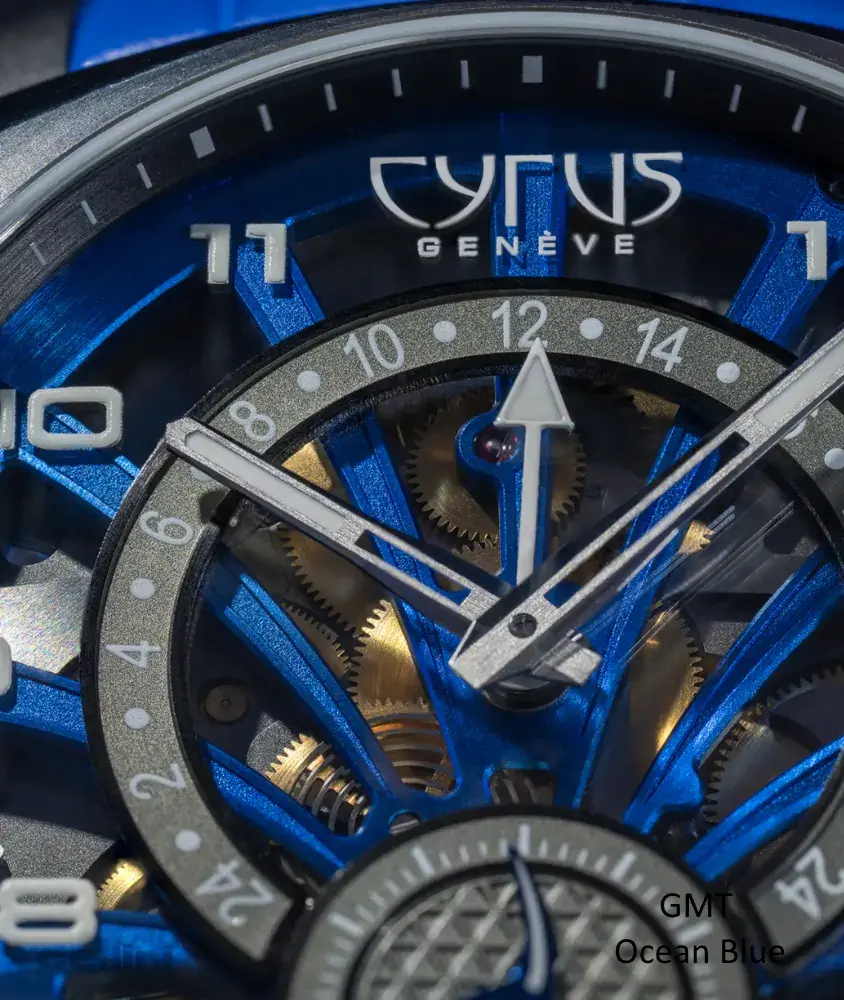 cellini Klepcys GMT Ocean Blue