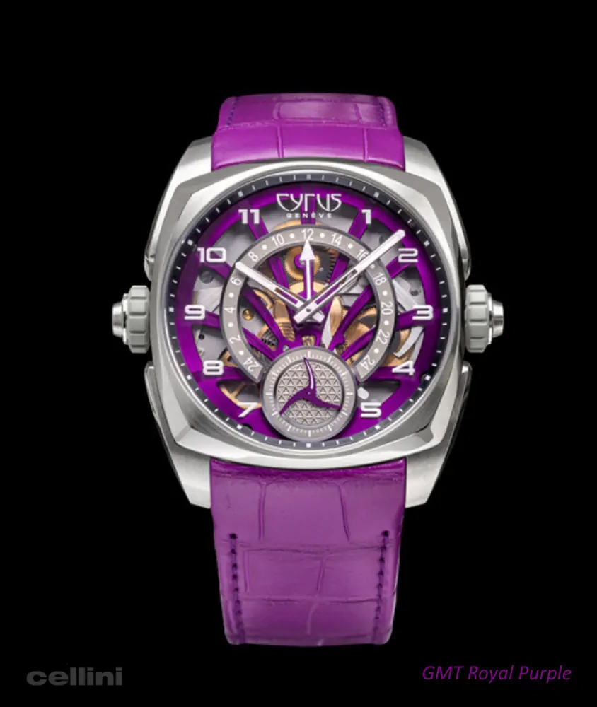 Cellini Klepcys GMT Royal Purple