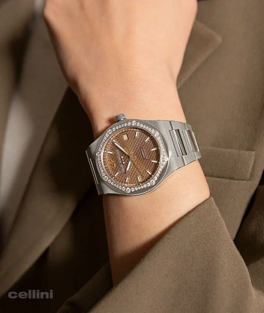 Cellini Laureato 38 Mm Copper With Diamonds