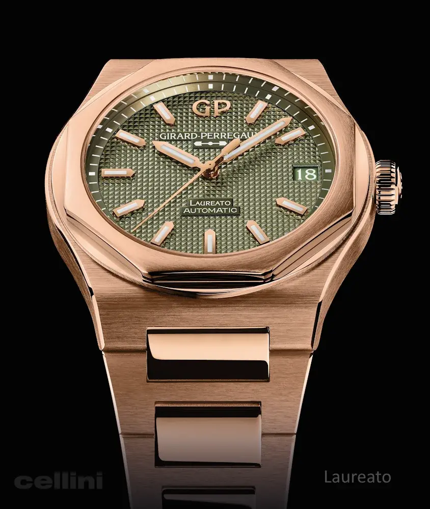 Cellini Laureato Rose Gold Sage Green