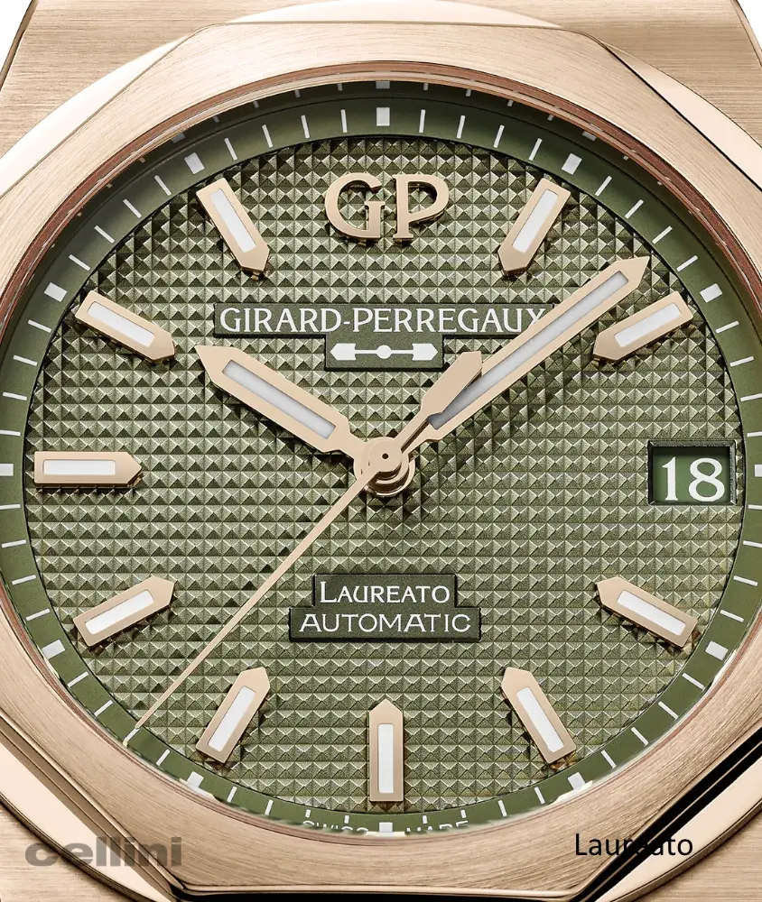 cellini Laureato Rose Gold Sage Green