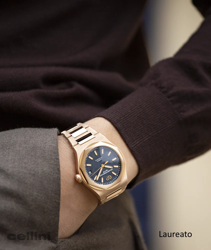 Cellini Laureato Rose Gold Ultramarine Blue