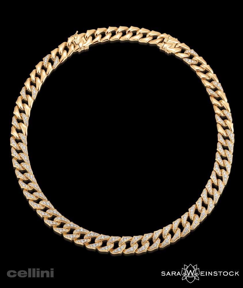 Cellini Lucia Large Link Diamond Necklace