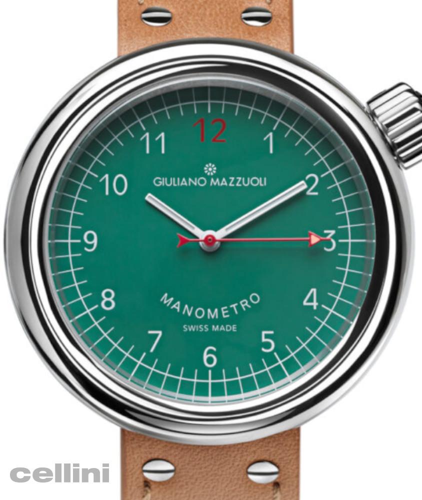 cellini Manometro Compressed Polished Green