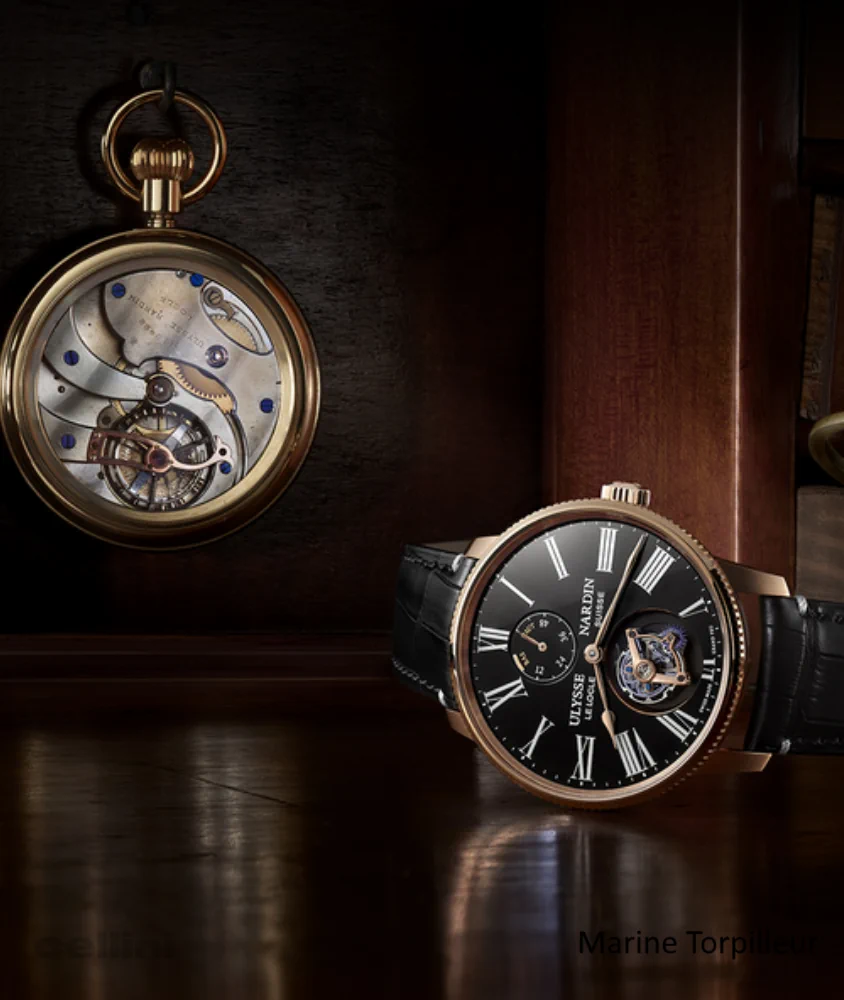 Cellini Marine Torpilleur Tourbillon Rose Gold