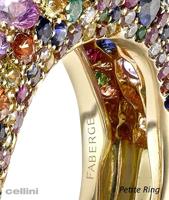 cellini Multicolored Gemstone Petite Ring