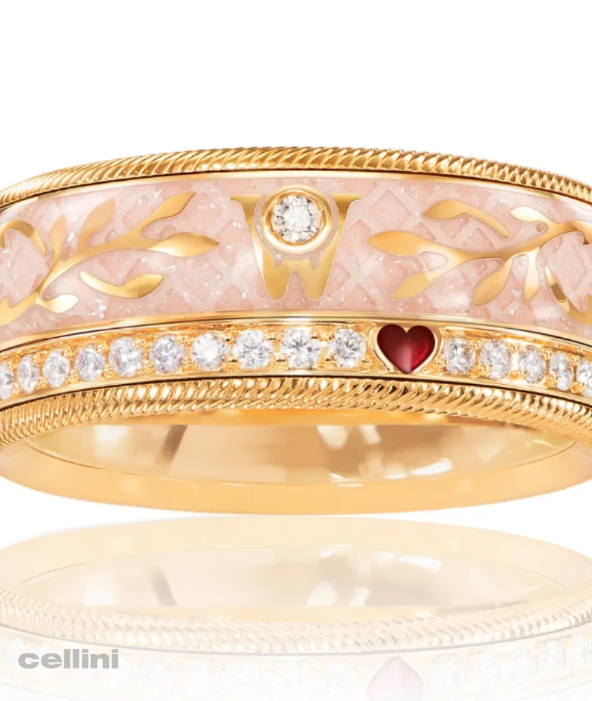 cellini Noble-Me-Not Nude with heart