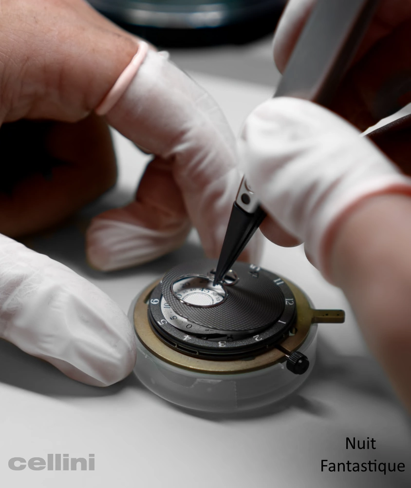 Cellini Nuit Fantastique Guilloche Brume 38.5