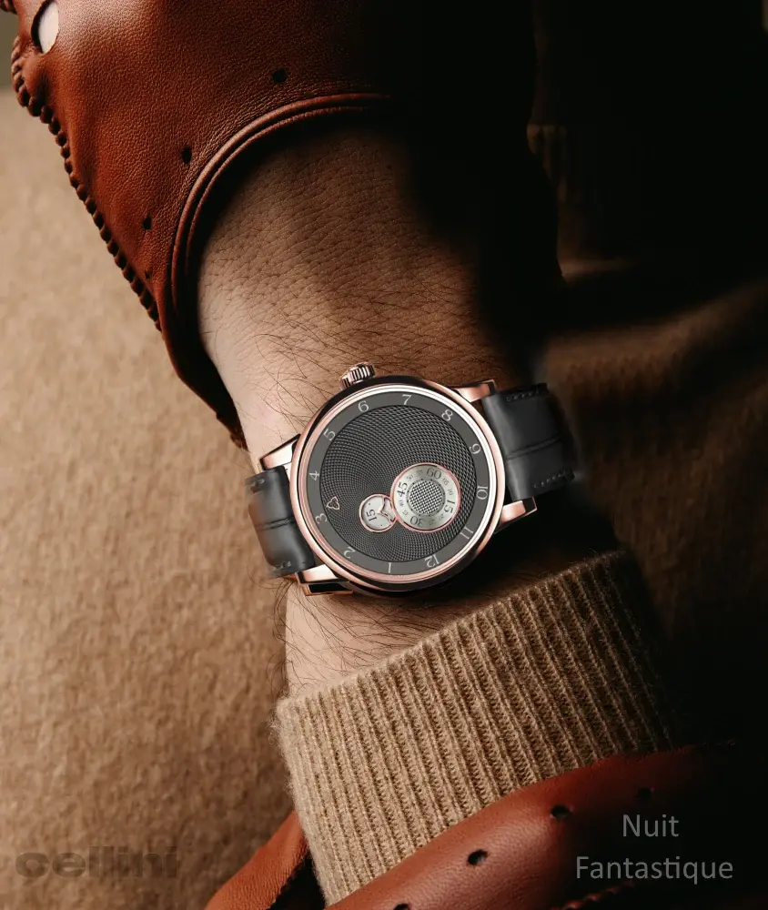 Cellini Nuit Fantastique Guilloche Brume 40.5