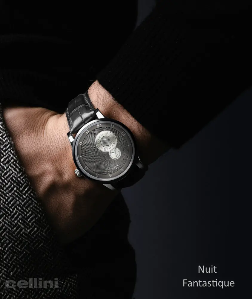 Cellini Nuit Fantastique Guilloche Brume 40.5