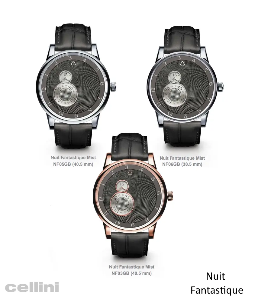 Cellini Nuit Fantastique Guilloche Brume 40.5