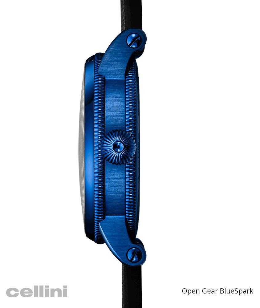 Cellini Open Gear Blue Spark