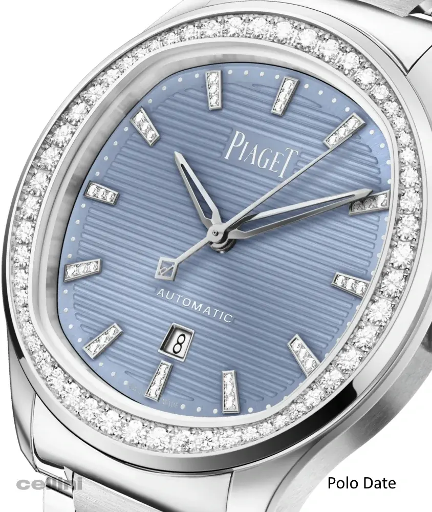 cellini Piaget Polo Date w Diamonds
