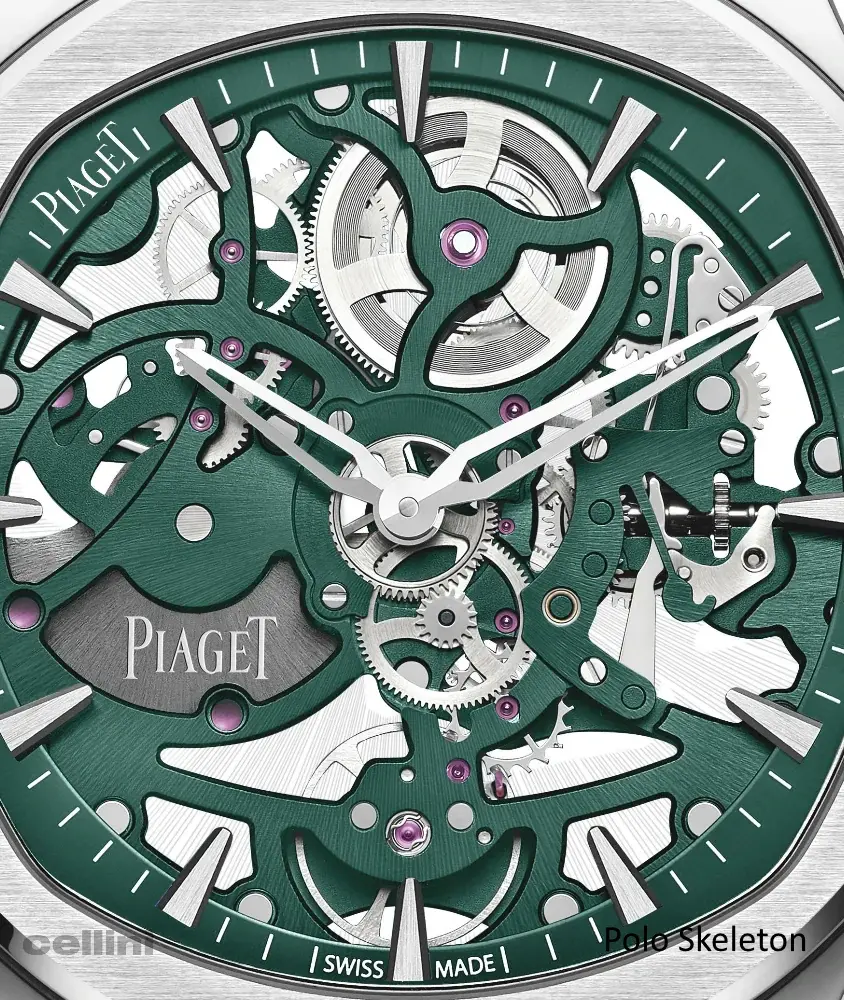 Cellini Piaget Polo Skeleton Green