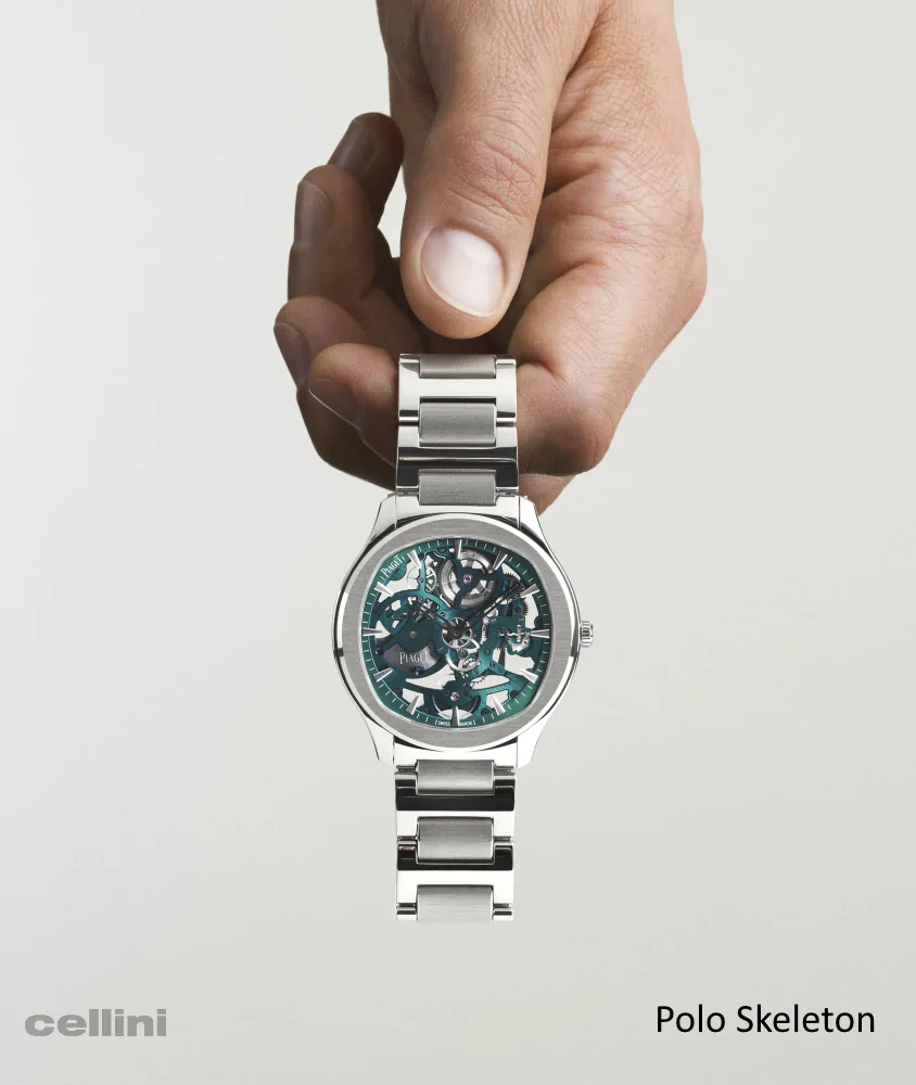 Cellini Piaget Polo Skeleton Green