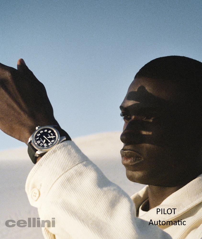 Cellini Pilot Automatic Stainless Steel