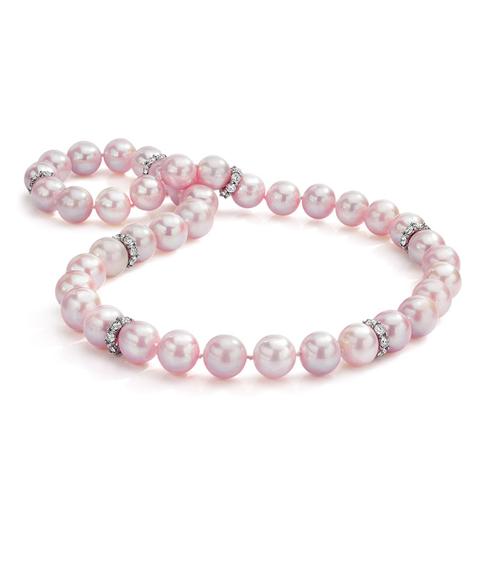 cellini Pink Kasumiga Pearl Necklace