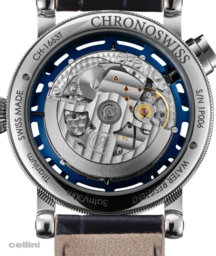 Cellini Q-Repeater Blue Note – 42mm Auto Titanium