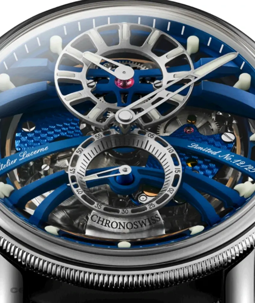 cellini Q-Repeater Blue Note – 42mm Auto Titanium